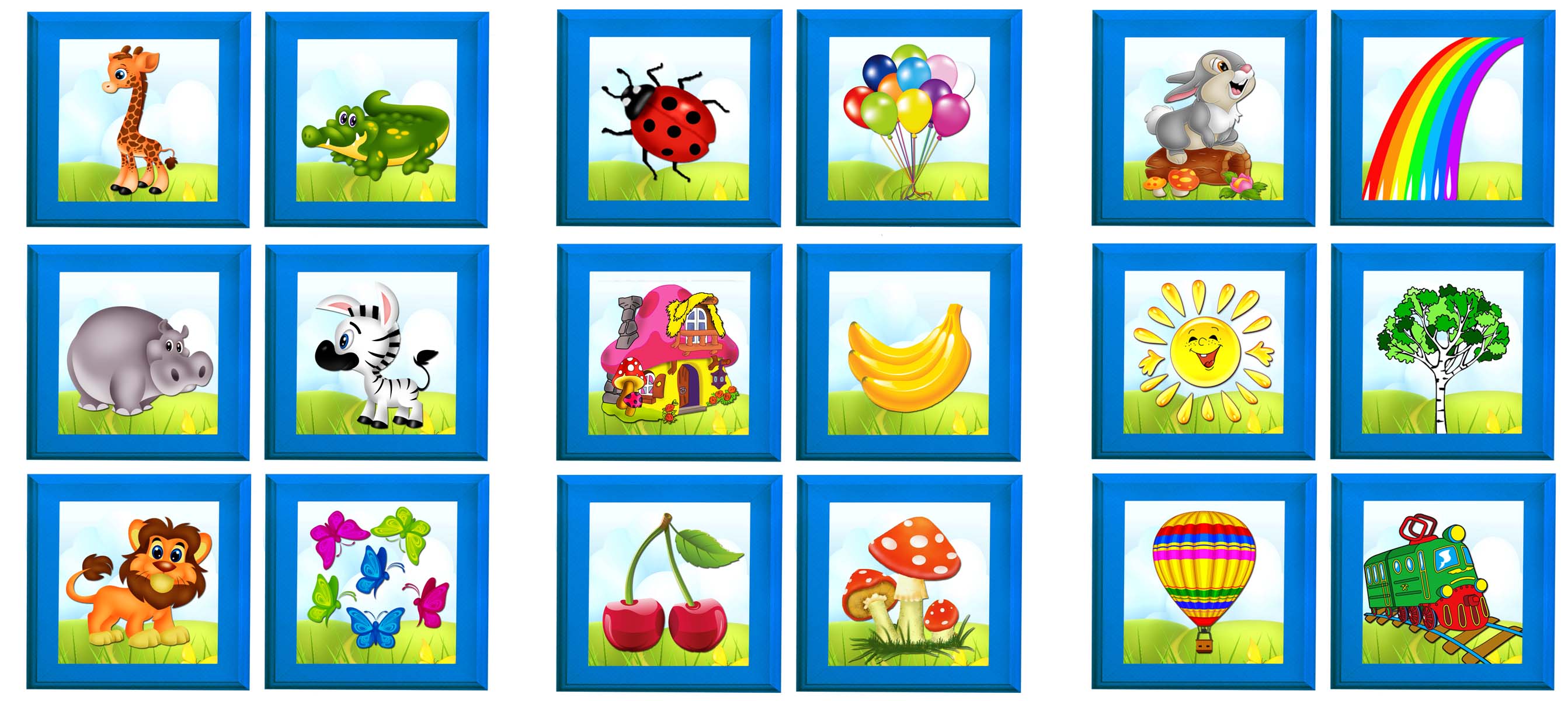 Картинки на шкафчики для детского сада квадратные